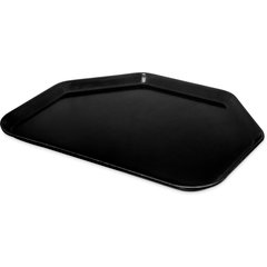 1713FG004 Glasteel™ Fiberglass Tray Trapezoid 18" x 14" - Black
