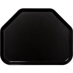 1713FG004 Glasteel™ Fiberglass Tray Trapezoid 18" x 14" - Black