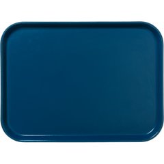 1612FG015 Glasteel™ Solid Rectangular Tray 16.4" x 12" - Navy
