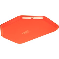 1713FG018 Glasteel™ Fiberglass Tray Trapezoid 18" x 14" - Orange