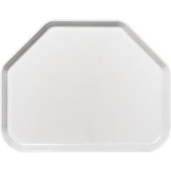 1713FG002 Glasteel™ Fiberglass Tray Trapezoid 18" x 14" - Smoke Gray