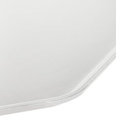 1713FG002 Glasteel™ Fiberglass Tray Trapezoid 18" x 14" - Smoke Gray