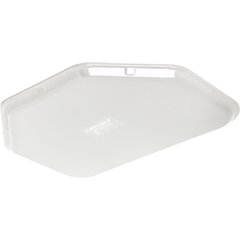 1713FG002 Glasteel™ Fiberglass Tray Trapezoid 18" x 14" - Smoke Gray