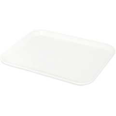 1410FG001 Glasteel™ Solid Rectangular Tray 13.75" x 10.6" - Bone White