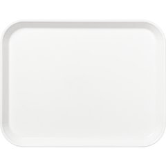 1410FG001 Glasteel™ Solid Rectangular Tray 13.75" x 10.6" - Bone White