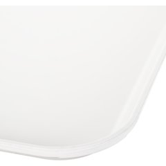1410FG001 Glasteel™ Solid Rectangular Tray 13.75" x 10.6" - Bone White