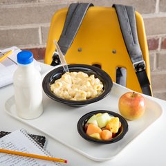 1410FG001 Glasteel™ Solid Rectangular Tray 13.75" x 10.6" - Bone White