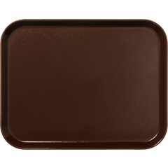 1814FG127 Glasteel™ Fiberglass Tray 18" x 14" - Chocolate