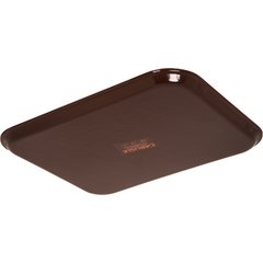 1814FG127 Glasteel™ Fiberglass Tray 18" x 14" - Chocolate