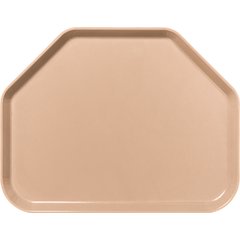 1713FG095 Glasteel™ Fiberglass Tray Trapezoid 18" x 14" - Almond
