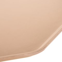 1713FG095 Glasteel™ Fiberglass Tray Trapezoid 18" x 14" - Almond