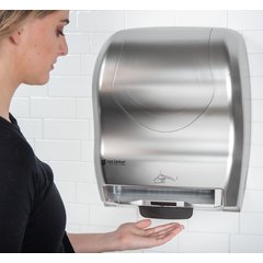 T8370SS Summit™ Hybrid Electronic Roll Towel Dispenser, Stainless Steel  - Silver