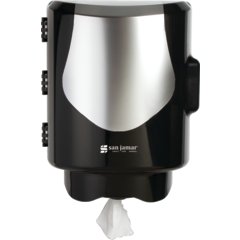 T470BKSS Centerpull Towel Dispenser - Black