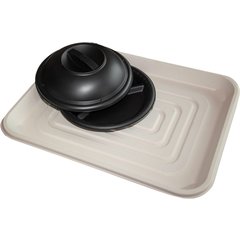 DSTR1418D42 Bagasse Disposable Tray - Sample - Ivory