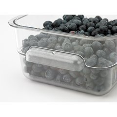 1195007 Squares Polycarbonate Food Storage Container 2 qt - Clear