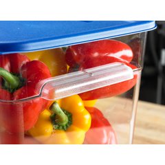 1197260 Squares Food Storage Container Lid 12 - 22 qt - Royal Blue