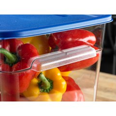 1197260 Squares Food Storage Container Lid 12 - 22 qt - Royal Blue