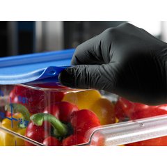 1197260 Squares Food Storage Container Lid 12 - 22 qt - Royal Blue