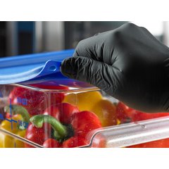 1197260 Squares Food Storage Container Lid 12 - 22 qt - Royal Blue