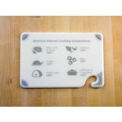 CBG6938WH Saf-T-Grip Cutting Board 6" x 9" x 0.375" - White