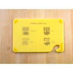 CBG6938YL Saf-T-Grip Cutting Board 6" x 9" x 0.375" - Yellow