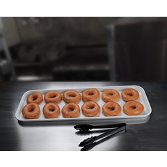 1030FMT301 Fiberglass Market Tray 30" x 10 7/16" x 3/4" - Pearl White