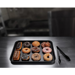 1218FMT309 Fiberglass Market Tray 17 3/4" x 11 7/16" x 3/4" - Ebony