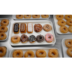 1030FMT301 Fiberglass Market Tray 30" x 10 7/16" x 3/4" - Pearl White