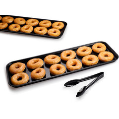 1030FMT309 Fiberglass Market Tray 30" x 10 7/16" x 3/4" - Ebony