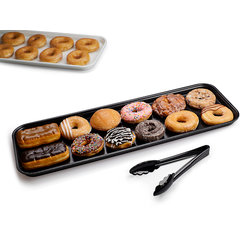 1230FMT309 Fiberglass Market Tray 30" x 12 7/16" x 1 1/16" - Ebony