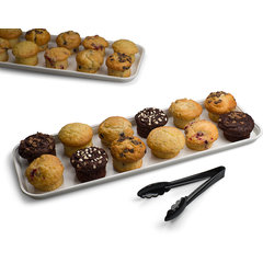 1230FMT301 Fiberglass Market Tray 30" x 12 7/16" x 1 1/16" - Pearl White