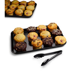 1218FMT309 Fiberglass Market Tray 17 3/4" x 11 7/16" x 3/4" - Ebony