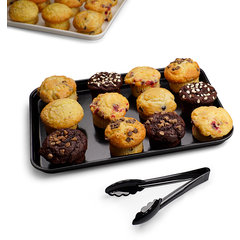 1218FMT309 Fiberglass Market Tray 17 3/4" x 11 7/16" x 3/4" - Ebony