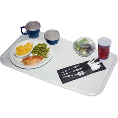 DXSC132223 Thermal Aire III™ Individual Meal Patient Tray 13" x 22.5" (20/cs) - Gray