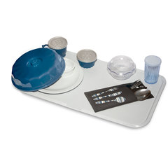 DXSC132223 Thermal Aire III™ Individual Meal Patient Tray 13" x 22.5" (20/cs) - Gray