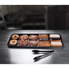 630FMT309 Fiberglass Market Tray 30" x 6 7/16" x 3/4" - Ebony