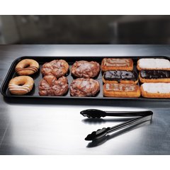 1218FMT309 Fiberglass Market Tray 17 3/4" x 11 7/16" x 3/4" - Ebony