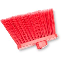 41082EC05 Color Coded Duo-Sweep Flagged Angle Broom 56" - Red