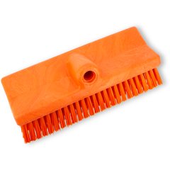 40423EC24 Color Coded Bi-Level Scrub Brush 10" - Orange
