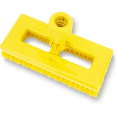 3638831EC04 Color Code Swivel Scrub Brush 8" - Yellow