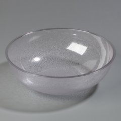 721507 Round Pebbled Bowl 11 qt - Clear