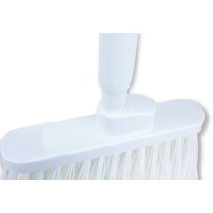 41083EC02 Color Coded Duo-Sweep Unflagged Angle Broom 56" - White