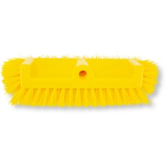 40422EC04 Color Coded Mult-Level Floor Scrub Brush with End Bristles 12" - Yellow