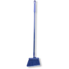 41082EC14 Color Coded Duo-Sweep Flagged Angle Broom 56" - Blue