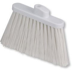 41082EC02 Color Coded Duo-Sweep Flagged Angle Broom 56" - White