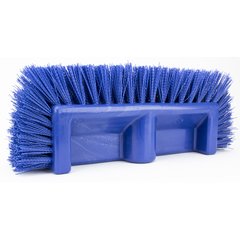 40422EC14 Color Coded Mult-Level Floor Scrub Brush with End Bristles 12" - Blue