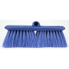 40050EC14 Color Coded Flo-Thru Brush with Protective Bumper 9.5" - Blue