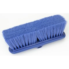 40050EC14 Color Coded Flo-Thru Brush with Protective Bumper 9.5" - Blue