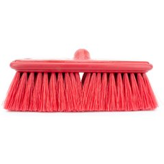 40050EC05 Color Coded Flo-Thru Brush with Protective Bumper 9.5" - Red