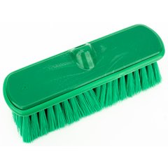 40050EC09 Color Coded Flo-Thru Brush with Protective Bumper 9.5" - Green
